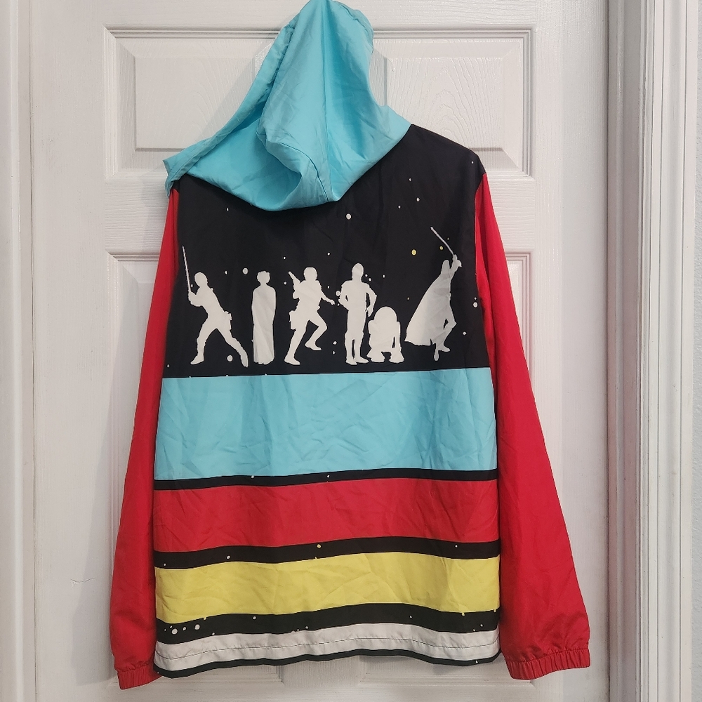 Star Wars Multicolor Windbreaker. Disney Size Sm